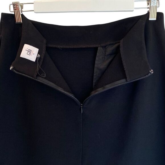 CAbi Women's 6 A-Line Button Detail Ponte Knit Utility Skirt - Picture 4 of 9